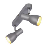Lampa ścienna sufitowa listwa srebrna 2x40W Picardo 92-44211