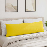 Poduszki na sofę 2 pcs Jasnożółty 145 x 40 cm tkanina