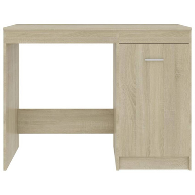 vidaXL Biurko, dąb sonoma, 100x50x76 cm, materiał drewnopochodny