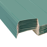 Panel dachowy 12 pcs Zielony 129 x 45 cm Stal galwanizowana