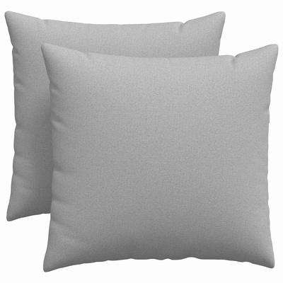 Poduszki na sofę 2 pcs Szary chmur 50 x 50 cm tkanina
