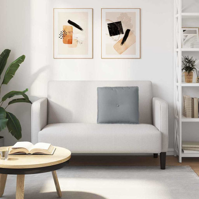 Poduszka na plecy Jasnoszary 50 x 19 x 45 cm tkanina