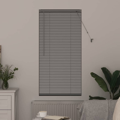 Żaluzje weneckie Srebrny 130 x 55 cm Aluminium