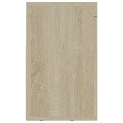 vidaXL Szafka pod TV, dąb sonoma, 120x30x50cm, materiał drewnopochodny