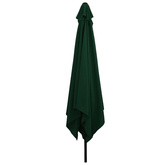 Parasolka ogrodowa Zielony 295 x 295 x 245 cm Poliester i Stal