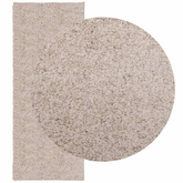 vidaXL Dywan z długim włosiem PAMPLONA, beżowy, 80x200 cm