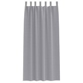 Firany blackout z kółkami 2 pcs Jasnoszary 260 x 140 cm