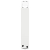 Nogi do stolika kawowego w kształcie litery U 2 szt. Białe 40x(30-31) cm Stal