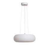 Lampa Wisząca Okrągła 48W ?50cm Nowoczesna Biała Abruzzo Bellissima