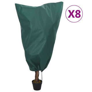 Kaptury na rośliny, ze ściągaczami, 8 szt., 70 g/m?, 0,8x1 m