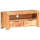 vidaXL Szafka pod TV, 90x30x40 cm, lite drewno akacjowe