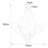 Lampa wisząca K-2629 z serii SIRIUS
