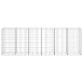 Ściana gabionowa z pokrywami, galwanizowana stal, 300x50x100 cm