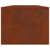 Kominek Brązowy 160 x 45 x 35 cm Stal
