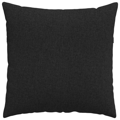 Poduszki na sofę 2 pcs Czarny 80 x 80 cm tkanina