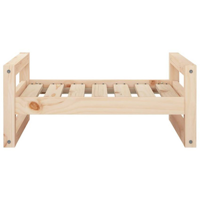 vidaXL Legowisko dla psa, 65,5x50,5x28 cm, lite drewno sosnowe