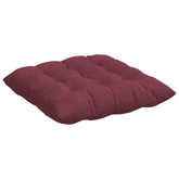 Poduszki na siedziska 4 pcs Czerwone wino 40 x 40 x 6 cm