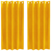 Zasłony zaciemniające 2 pcs Musztardowy Żółty 140 x 175 cm