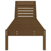 vidaXL Leżaki, 2 szt., miodowy brąz, 199,5x60x74 cm, drewno sosnowe