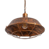 Lampa wisząca Abigali Antique, miedziany E27