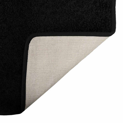 Chodnik dywanowy Czarny 100 x 200 cm 100% Poliester Tuft