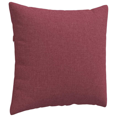 Poduszki na sofę 2 pcs Czerwone wino 50 x 50 cm tkanina