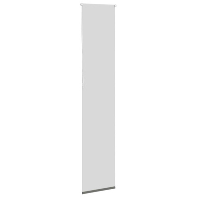 Roleta zaciemniająca szara 45x210 cm Szerokość tkaniny 40,7 cm