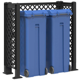 Trellis Na Kosz antracytowy 123 x 47 x 114 cm PP