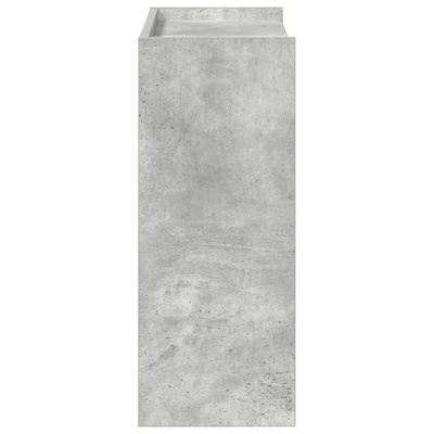 Stojak na buty, betonowa szarość, 60x25x62 cm