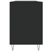 vidaXL Biurko, czarne, 140x50x75 cm, materiał drewnopochodny