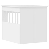 Kojec dla psa, biały, 64,5x80x71 cm, materiał drewnopochodny
