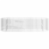 vidaXL Podwyższona donica gabionowa galwanizowane żelazo 400x100x100cm