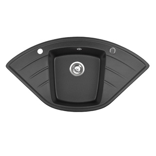 Zlewozmywak Altair 8M / czarny metalik