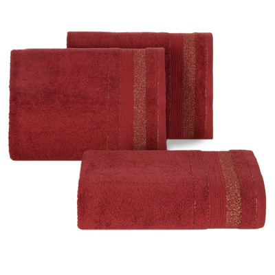 Ręcznik April bordowy 70x140
