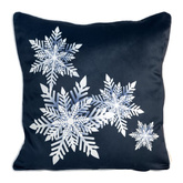 POSZEWKA ŚWIATECZNA CAROL02 60 X 60 CM GRANATOWY