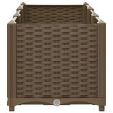 Donica do podniesionej rabaty, 120x40x38 cm, polipropylen