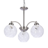 baida lampa wisząca satynowa klosz matowo transparentny 33-16409