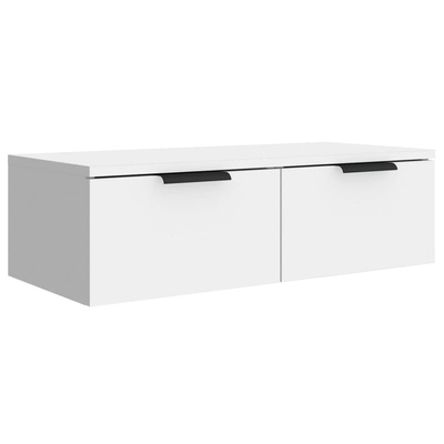 vidaXL Szafka wisząca, biała, 68x30x20 cm, materiał drewnopochodny