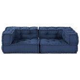 Modularna jednostka sofy 3 pcs Indygo 140 x 70 x 36 cm tkanina