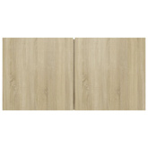 Szafki wiszące pod TV, dąb sonoma, 60x30x30 cm