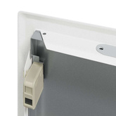 Panel dostępu 2 szt. Biały 23 x 23 x 3 cm Stal
