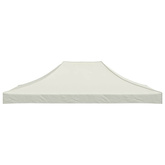 vidaXL Dach do namiotu imprezowego, 4 x 3 m, kremowy, 270 g/m²