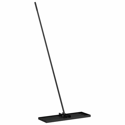Rake leveling do ogrodu Czarny Stal malowana proszkowo