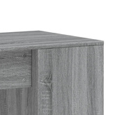 vidaXL Biurko, szary dąb sonoma, 102x50x75 cm, materiał drewnopochodny