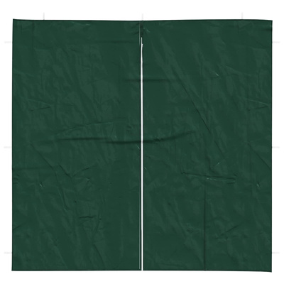Ściana boczna namiotu na imprezy 2 pcs zielony 200 x 195 cm