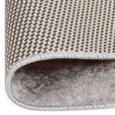 vidaXL Dywan z możliwością prania, 120 cm, szary, antypoślizgowy