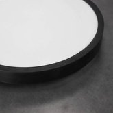 Plafon PERETI 18W czarny pierścień 29,5cm, 3000K barwa ciepła, 1800lm, IP44, 220-240V EDO777611 EDO Solutions