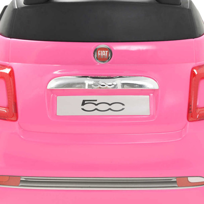 Samochód jeździk Fiat 500, różowy