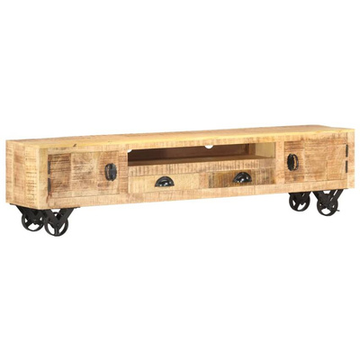 vidaXL Szafka pod TV, 150x30x37 cm, lite drewno mango