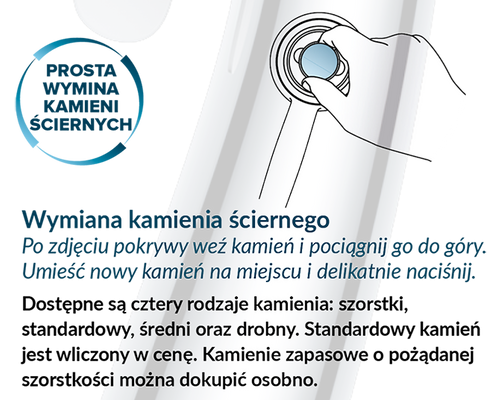 Kamień DROBNY do słuchawki Pedicure Shower